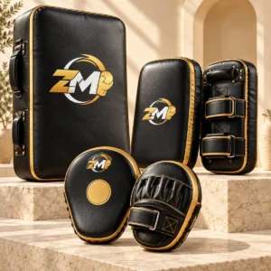 ZM kick shield, Thai pad and focus mitts
